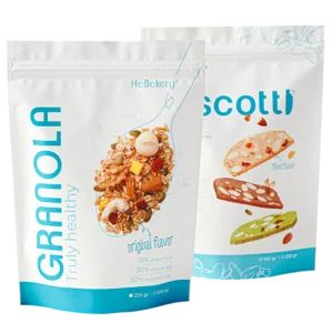 Combo 250g Granola Truly Healthy MATCHA + 250g Biscotti 3 Vị Ăn Kiêng Không Đường Hebekery